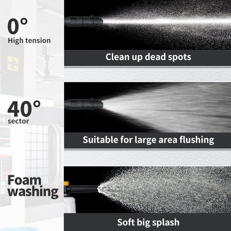 High pressure car washer with snow foam long coupling-premium sprayer