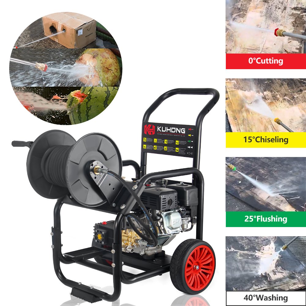 Kuhong 250Bar 3600psi High Pressure Washer Machine Motor High-Pressure Car Washer