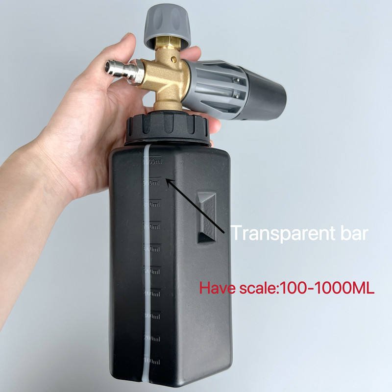 SHANDUN Foam Cannon for Pressure Washer, Snow Foam Lance with 1/4 Inch Quick Connector,Soap Foam Generator