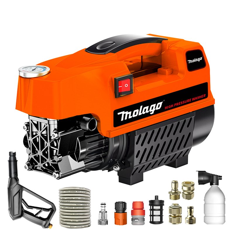 Portable 4406sh High Pressure Car Washer Pump Car Washer Machine 120 Bars Pressure 5m Outlet Hose Home Bike Cleaning12v Voltage