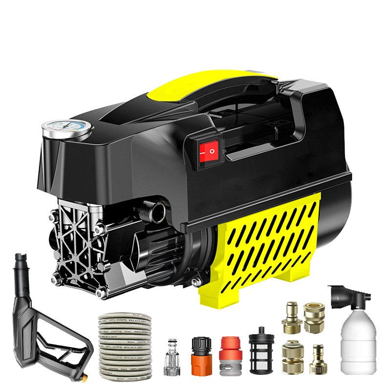 Portable 4406sh High Pressure Car Washer Pump Car Washer Machine 120 Bars Pressure 5m Outlet Hose Home Bike Cleaning12v Voltage