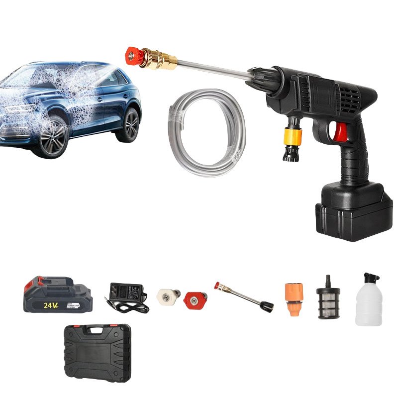 2024 Hot selling New Lithium battery rechargeable wireless high pressure car wash machine car washer