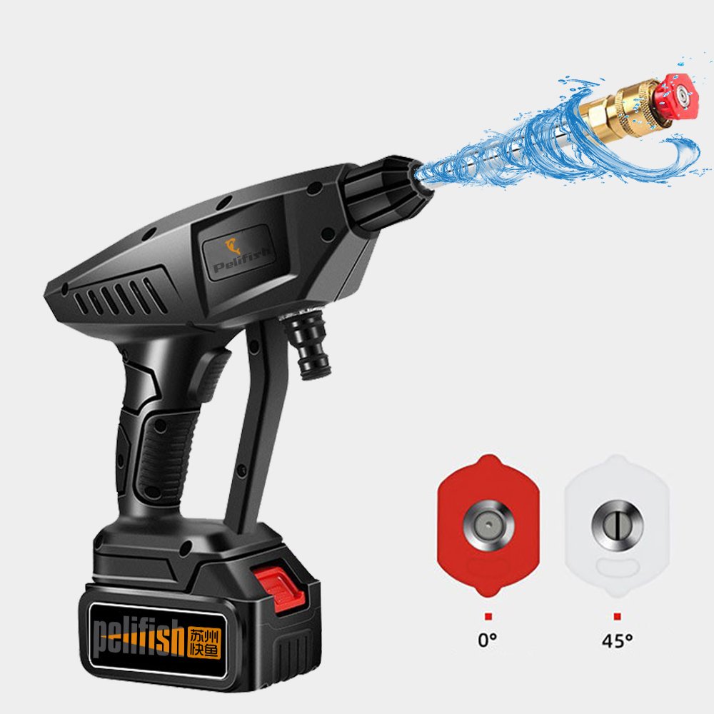High Pressure Car Washer Strong Flushing Cordless High Pressure Washer Spray Water Gun Car