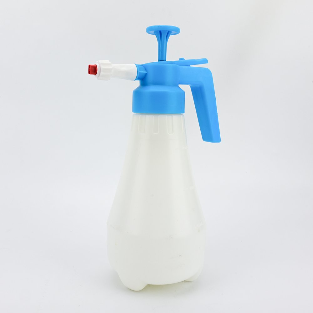 Hand Pump Foam Sprayer Hand Pressurized Snow Foam Nozzle 1.8L 60 oz Transparent Foam Bottle for Car Wash Window Cleaning