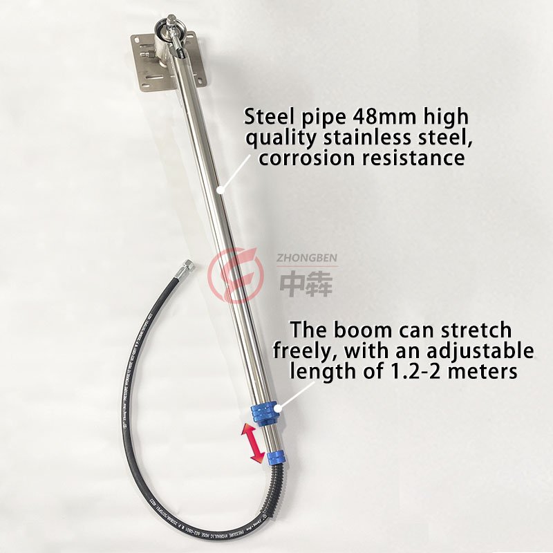 Washer Machine 360 Degree Rotating Cantilever Swing Stainless Steel Car Washer Arm Cantilever