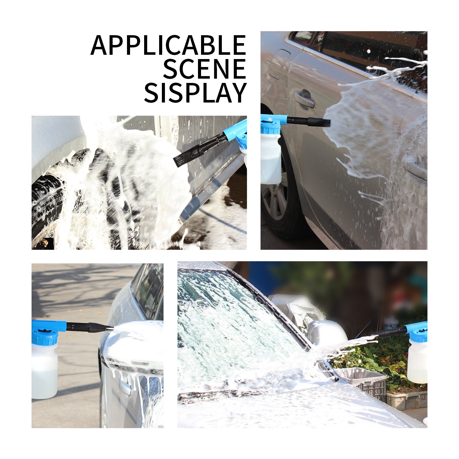 commercial high pressure car and bike washer water foam gun car washer