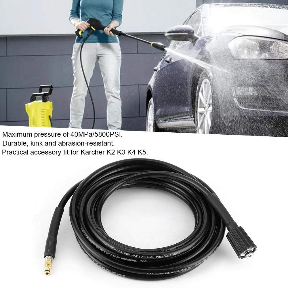 NBT 5800Psi Auto Washer Hose Cleaning Rubber Pipe High Pressure Washer Hose Fit for Karcher K2 K3 K4 K5