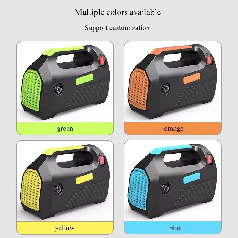 High Pressure Car Washer Pump1400 Watts Motor 120 Bars Pressure 6.5L/Min Flow Rate 5m Outlet Hose Portable Home 11 Accessories