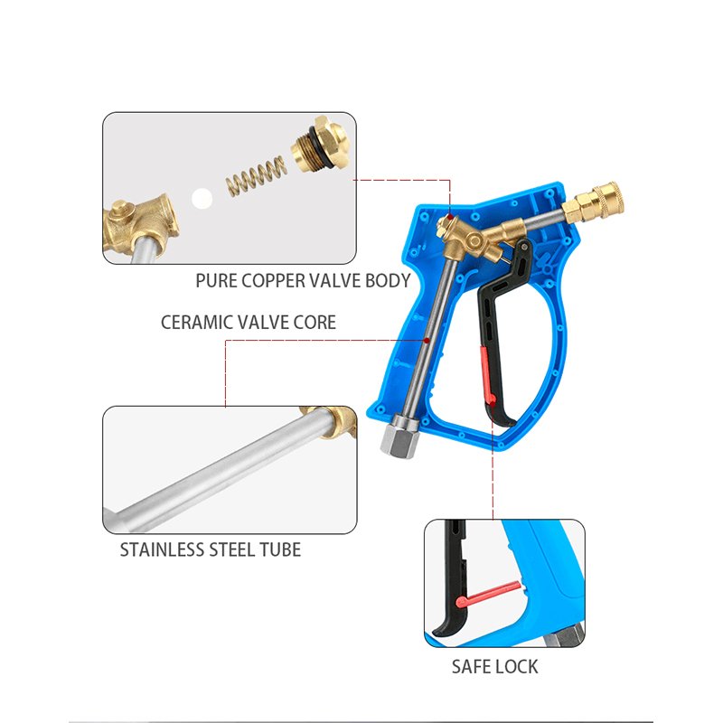 SPS Parts Pressure Car Washer Portable High-Pressure Water Mist Gun Car Wash With Atomization Nozzle