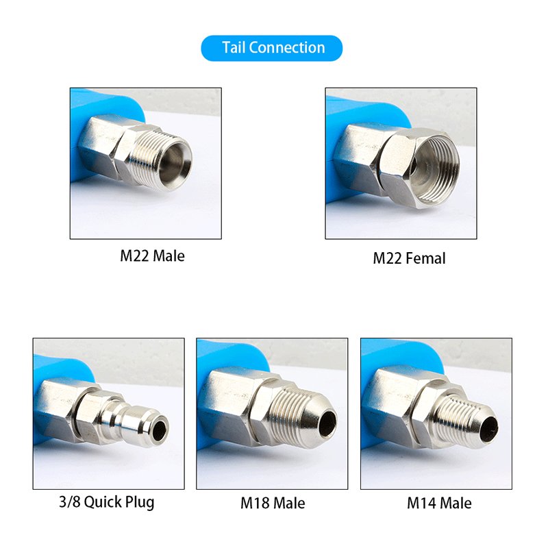SPS Parts Pressure Car Washer Portable High-Pressure Water Mist Gun Car Wash With Atomization Nozzle