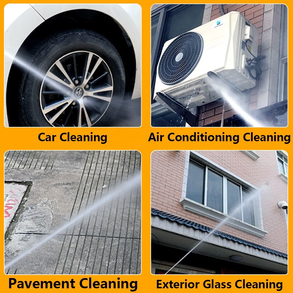WORKSITE Customized 2000W High Pressure Car Washer Cleaner 14Mpa Car Cleaning Pump 220V Power Pressure Washer