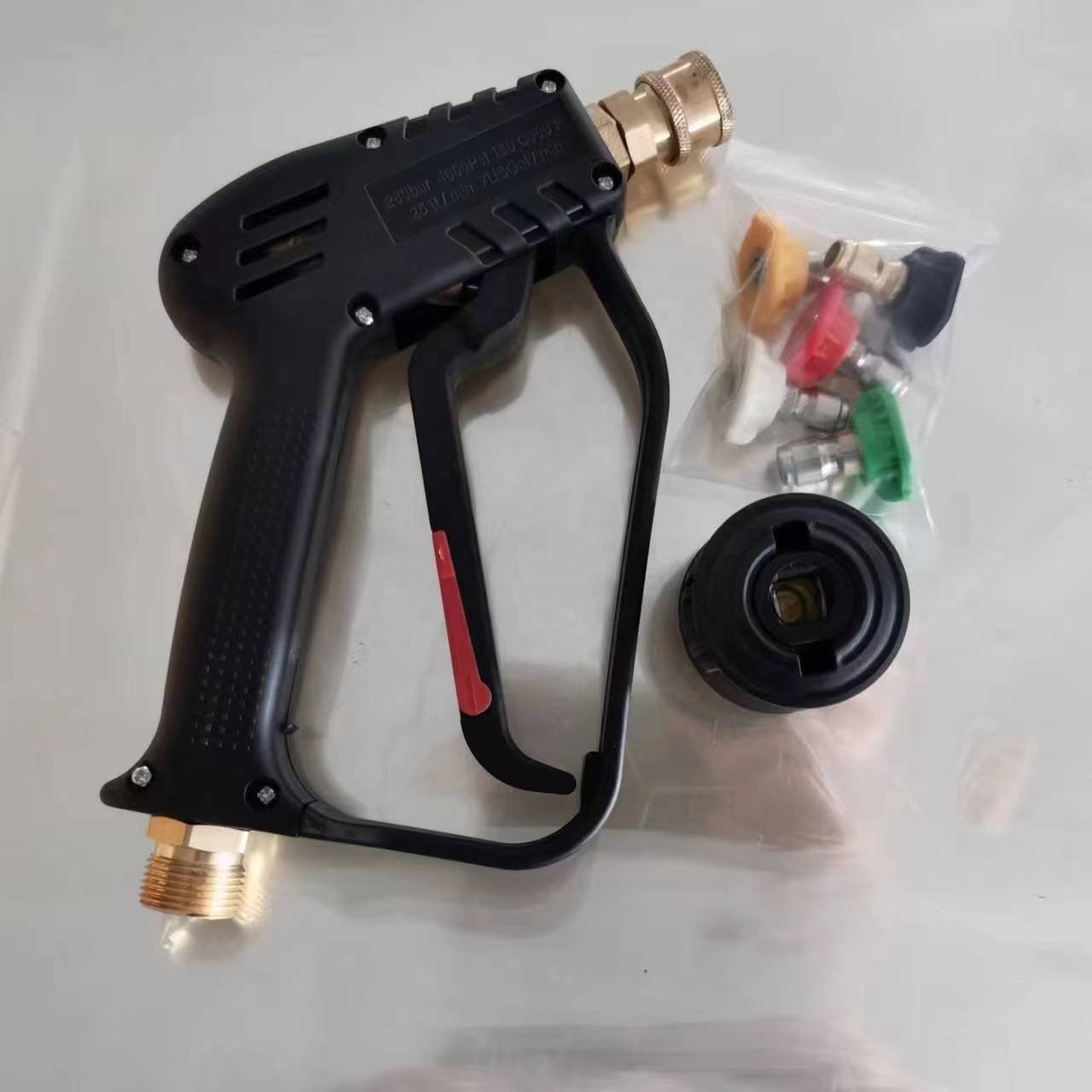 NBT New Style M22 Internal Thread High Pressure 4000psi Water Jet Car Wash Pressure Washer Gun