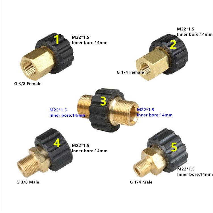 M22 Adapter Pressure Washer Coupling for Karchere HDS & HD Car Washer Washing Cleaning Tools Connector Accessories