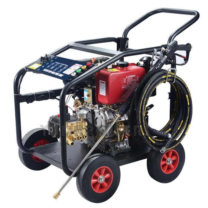 188F 190F 192F 250 300 Bar 3600 4230 PSI Multi Power 10hp 11hp 12hp Diesel Engine High Pressure Car Washer Cleaner