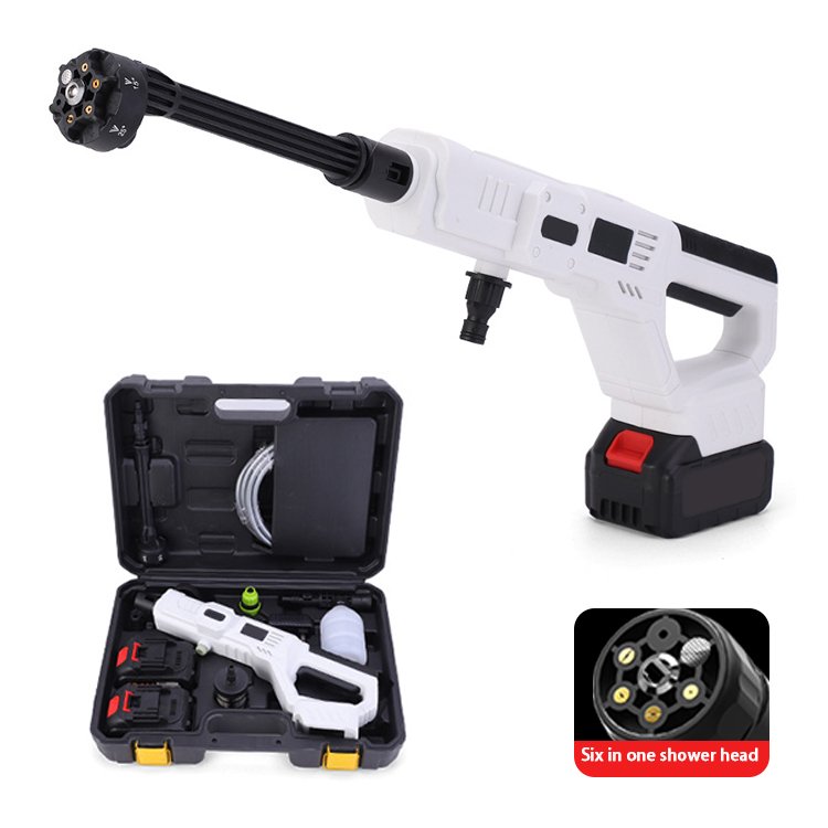 Hot Sale Rechargeable Portable Electric cordless Car Washer Machine High Pressure 180W Washer Car Cleaning Equipment