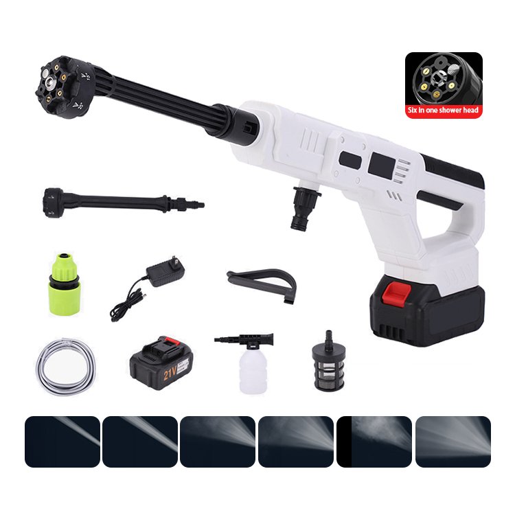 Hot Sale Rechargeable Portable Electric cordless Car Washer Machine High Pressure 180W Washer Car Cleaning Equipment