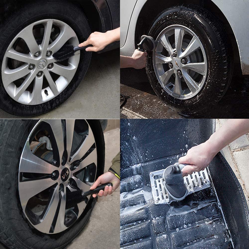 Hot sale car Washing kits Microfiber Cloth Towel Brush Clean Vehicle washer Car cleaning kit