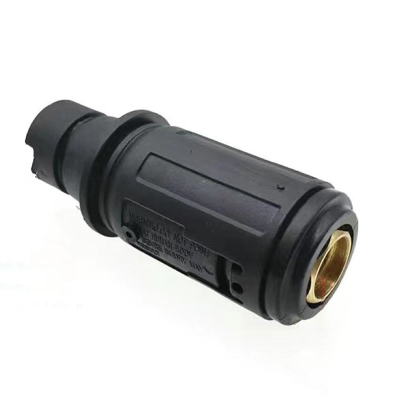 Lingzhen 14mm Brass High Pressure Water Gun Nozzle for Car Washing Adjustable Pressure Washer Fan Shape Spray Nozzle