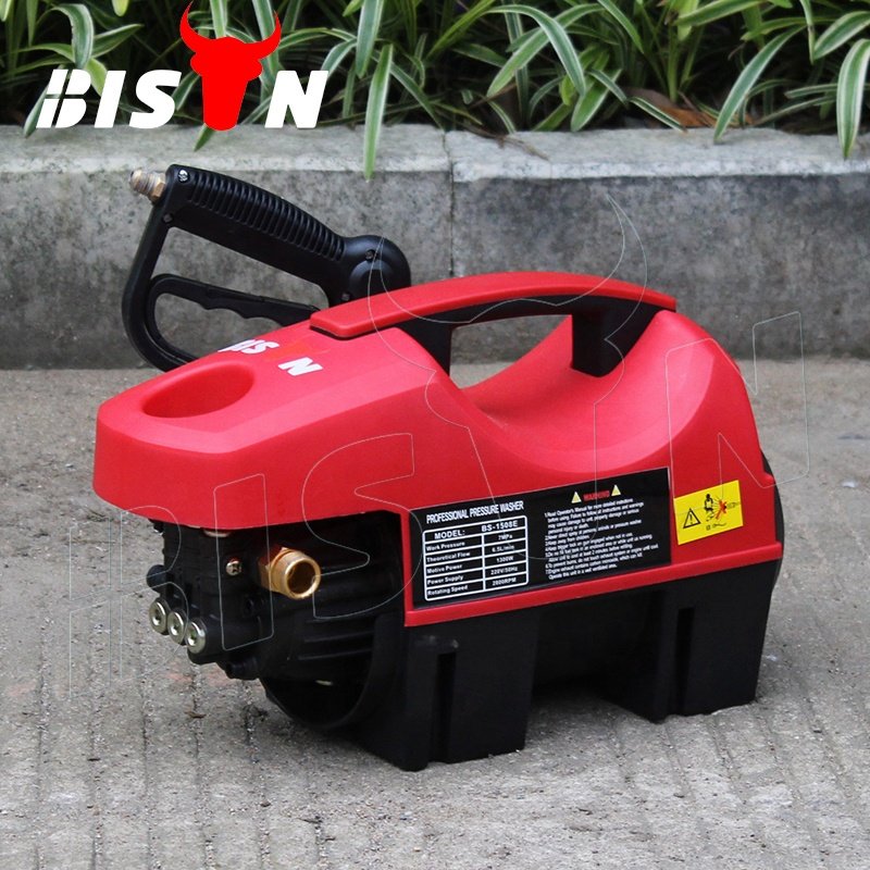 BISON(CHINA) BS1508E 140 Bar 2000 PSI Cold Water High Pressure Cleaner 220v For Car Washer