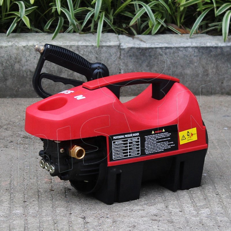 BISON(CHINA) BS1508E 140 Bar 2000 PSI Cold Water High Pressure Cleaner 220v For Car Washer