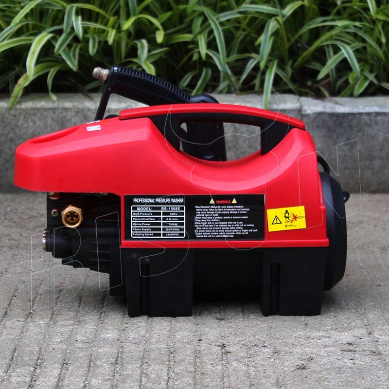 BISON(CHINA) BS1508E 140 Bar 2000 PSI Cold Water High Pressure Cleaner 220v For Car Washer