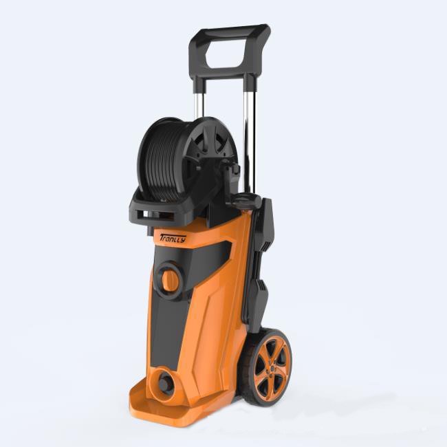2024 factory supplied high pressure coiled pipe self contained car washing machine for washing floor and wall