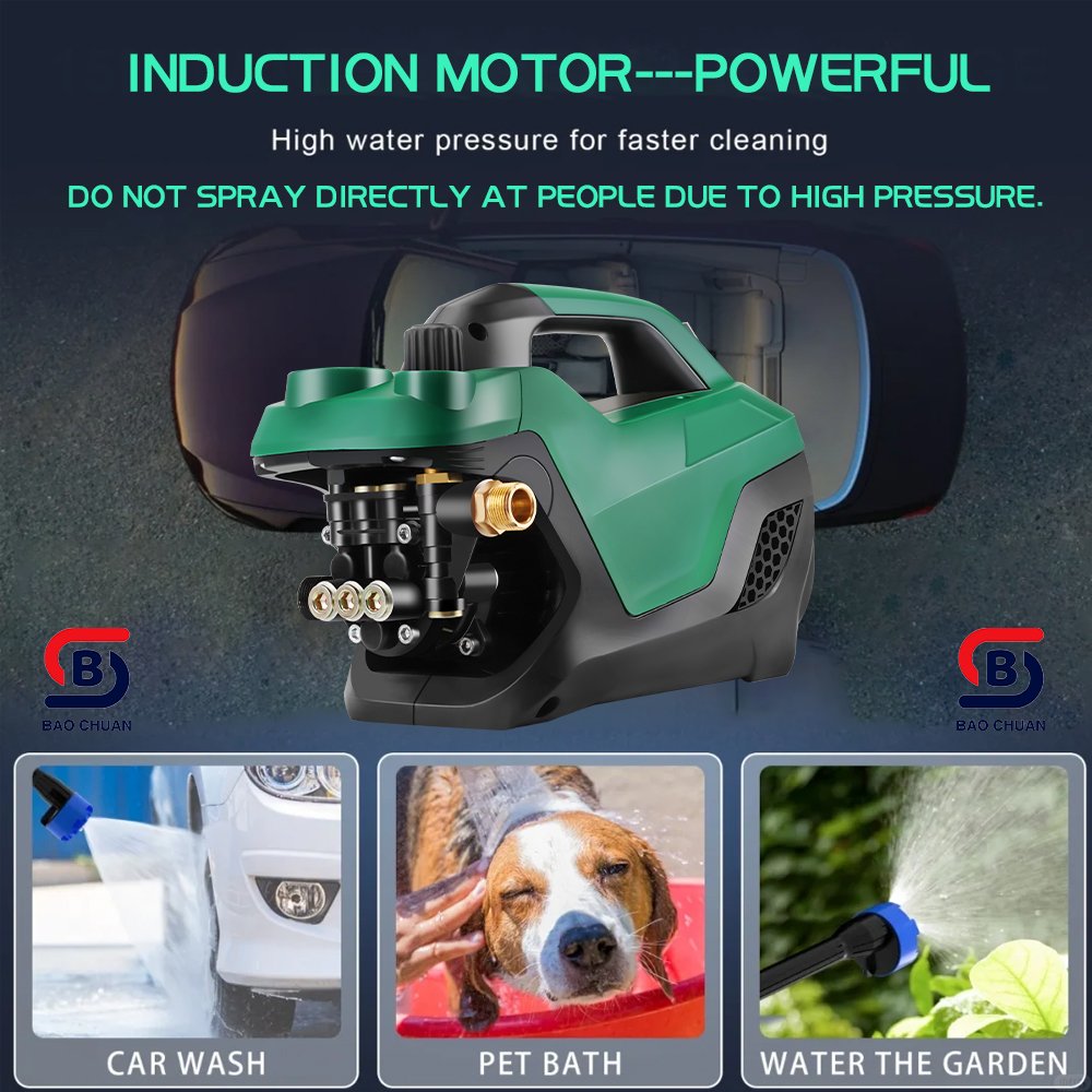 BC053027 2500w 100-110bar water pressure cleaning machine High Pressure Carpet cleaning detailing High Pressure Car washer