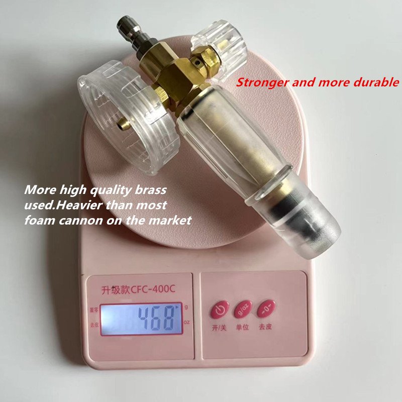 Shan Dun Snow Foam Lance with 1/4 Quick Connector for Pressure Washer car wash spraying Gun cannon foam