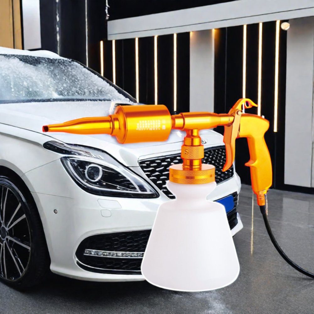 Portable Pneumatic High Pressure Tornado Foam Snowflake Gun Car Washer Tool Needle Nose Foam Gun for Foam Cleaning