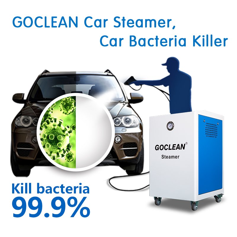 GOCLEAN Factory Bacteriakiller Mobile Car Washer Machinery Steam Cleaner Machines Car Wash Portable Steam Wash Machine For Sale