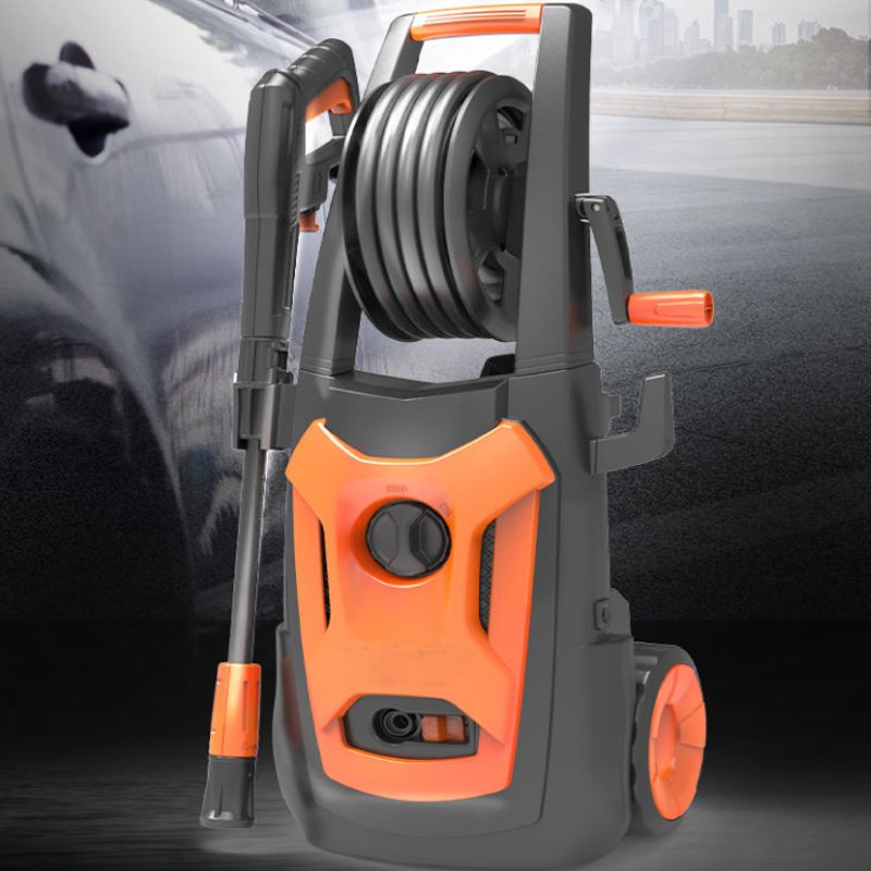 Motor portable car washing machine high pressure water spray gun high pressure car washing machine durable vertical car washer