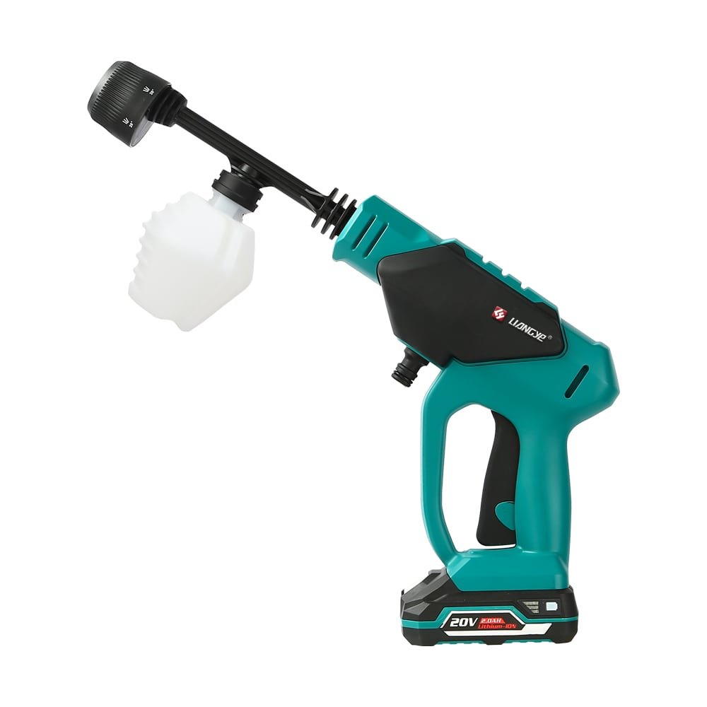 China New Portable Battery Powered Wireless Washing Cleaning Machine Cordless High Pressure Car Washer