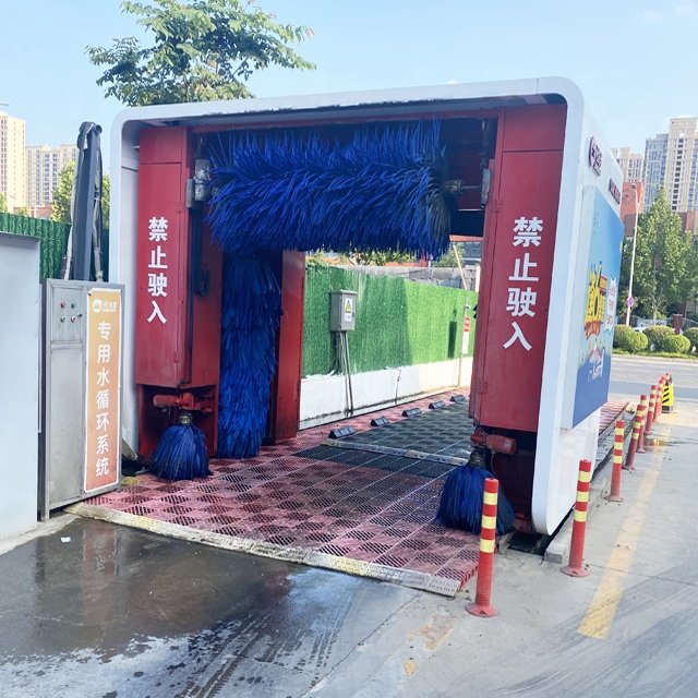 Best quality 5 brush rollover car wash machine system / full automatic rollover car washing equipment