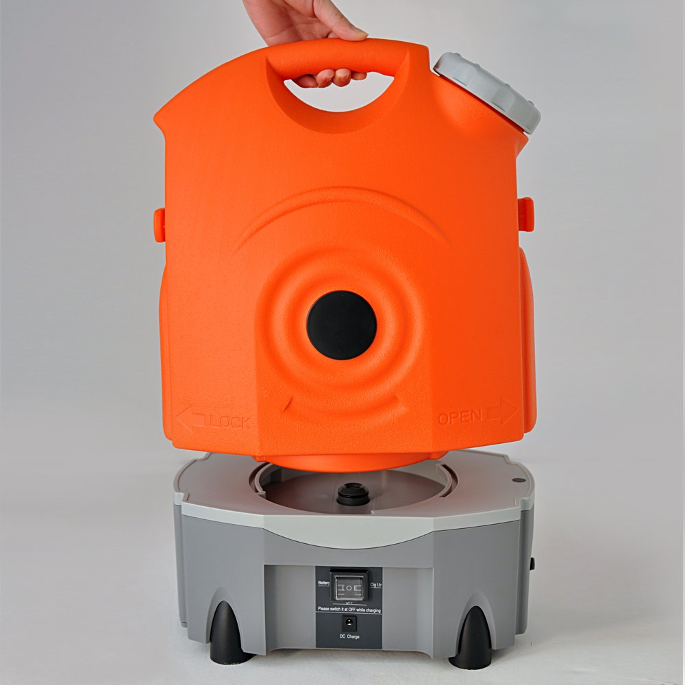Portable Pressure Washer Car Washer Cordless Washing Machine Rechargeable Battery Adjustable Water Flow 17L Water Tank Outdoor