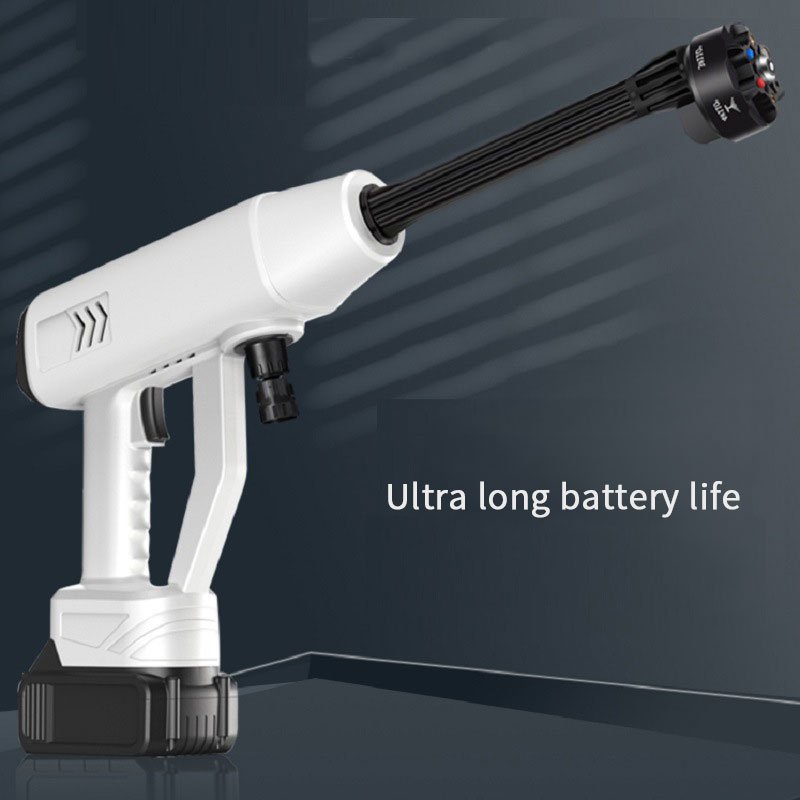 High Pressure 21v Cordless Electric rechargeable Car Washer Wireless 21V Portable Water Gun Cleaning Machine