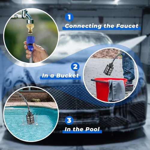 Wireless Cordless cleaning car washer electric high pressure portable wash gun 12v 24v water gun car washer