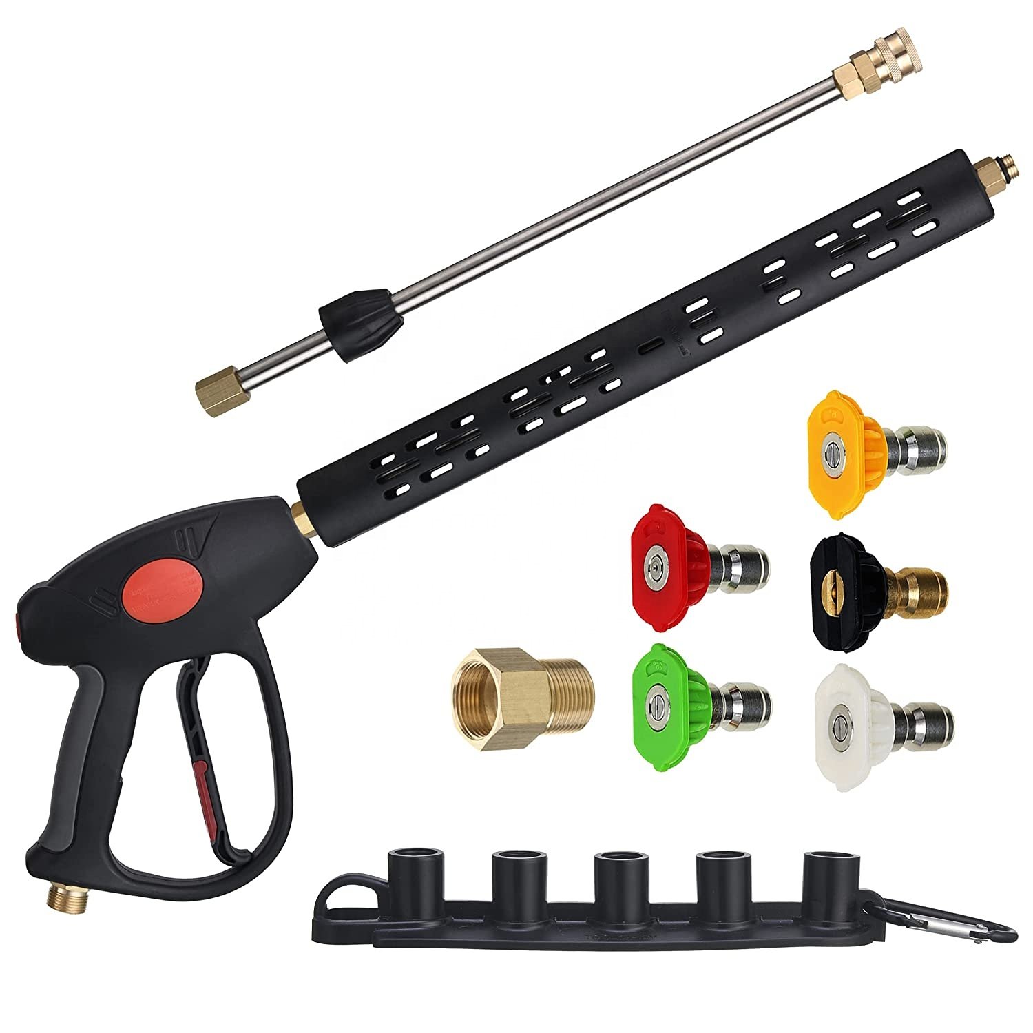 Car Wash Accessories Power Washer Gun M22 Pressure Washer Spray Gun Washer Gun With Extension