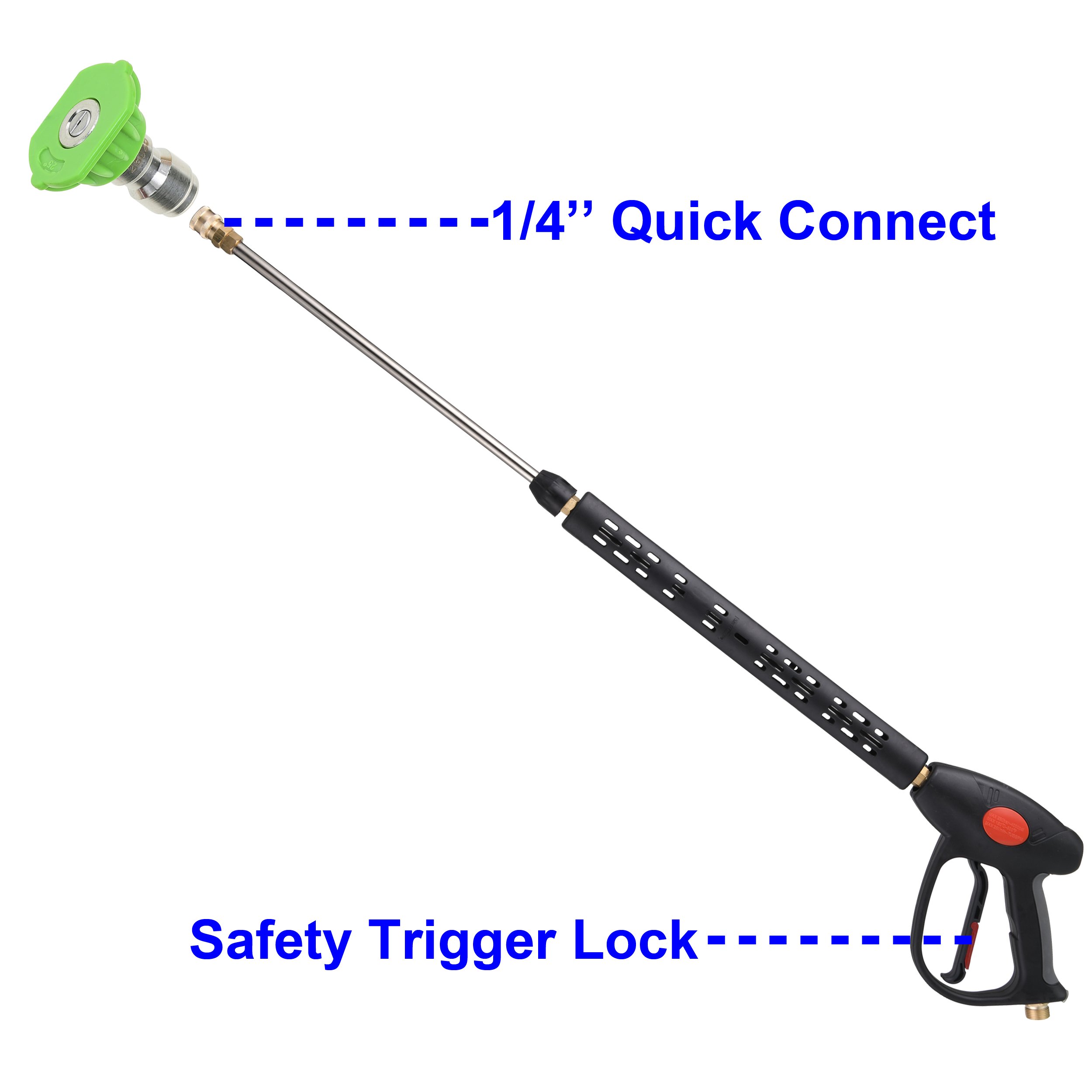 Car Wash Accessories Power Washer Gun M22 Pressure Washer Spray Gun Washer Gun With Extension