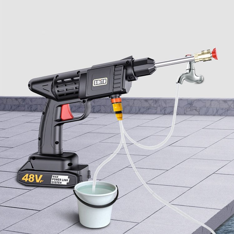 High Pressure water Car Washer Gun 24V 48V cordless car washer pressure washer gun