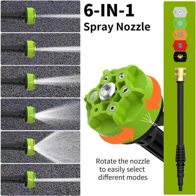 24V The New Listing Car Washer 300 W Pressure washer high Pressure 30 Bar Car Gun Washer Garden Water Guns