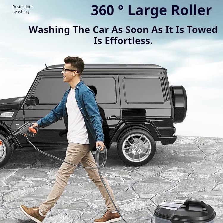 Upgrade Lightweight Automatic Car Wash System Price Lithium Battery Pack Water Bottle Cordless Car Washer