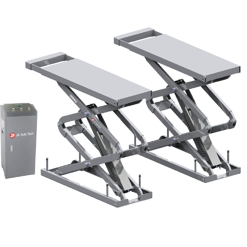 Hot sale full rise scissor lift with ce scissor car lift bridge used with cheapest price
