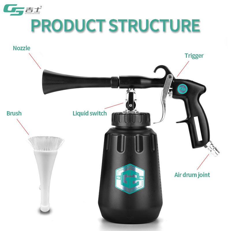 High Pressure Car tornado Cleaning Gun Water Spray Washer Car Interior Cleaner Wash Gun