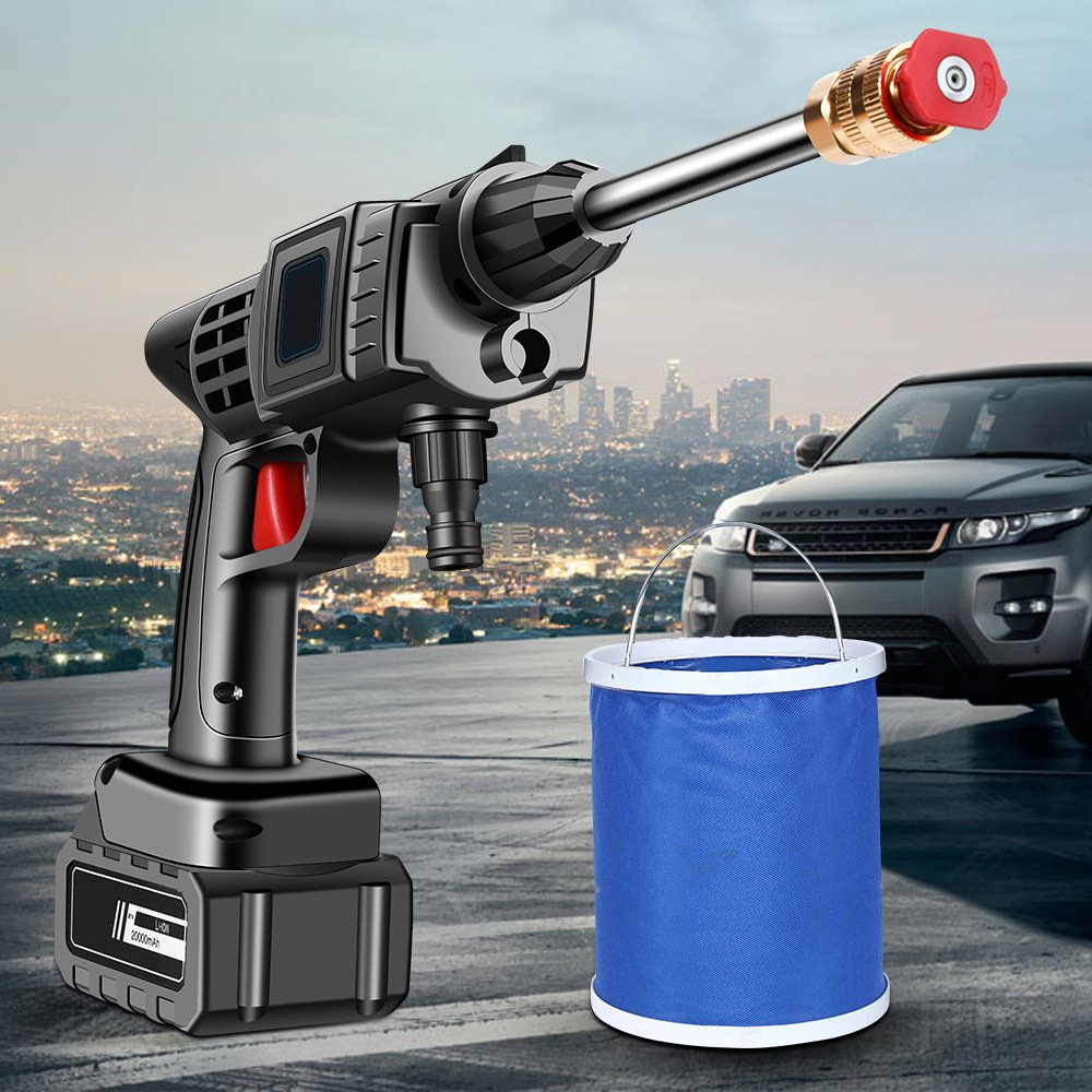 Factory Customized 2022 High Pressure 20000mah Sprayer Self Priming Portable Wireless Car Washer Gun For Makita Battery