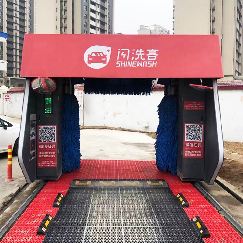 2023 Low Price 5 Brushes Air Dry Rollover Auto Car Wash Machine For Car Wash Station/ Gas Station with 3 years warranty