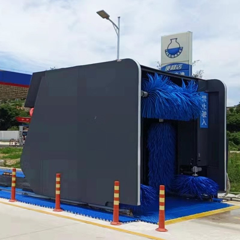 2023 Low Price 5 Brushes Air Dry Rollover Auto Car Wash Machine For Car Wash Station/ Gas Station with 3 years warranty