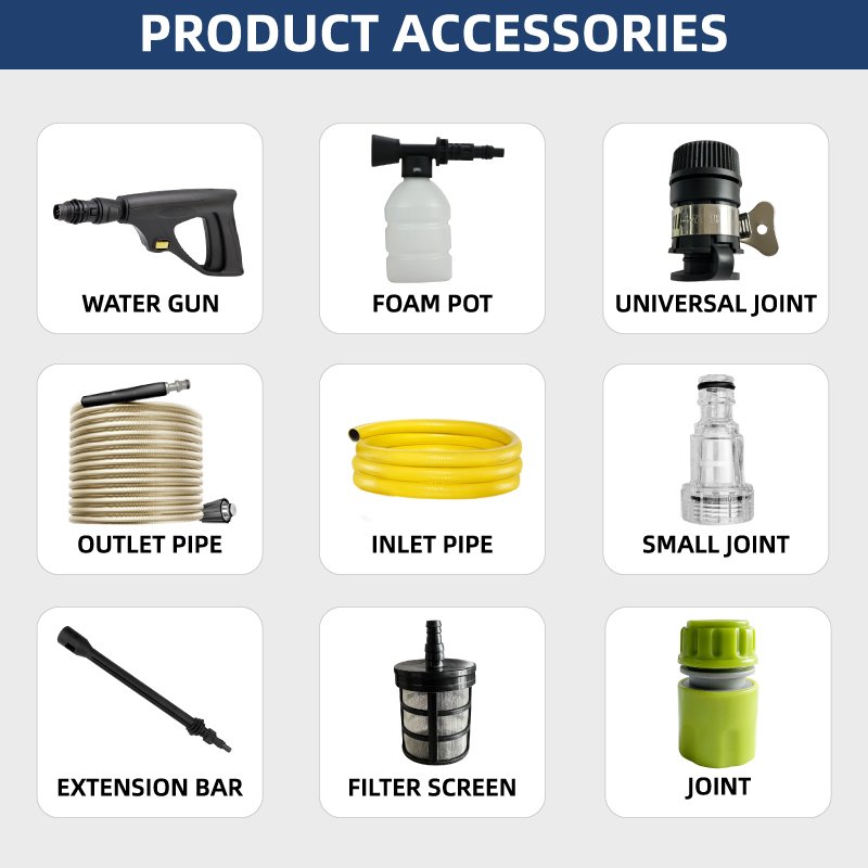 Household Multi Power Pressure Washer Mini Electric Portable High Pressure Washer 220V 230V Car Washer