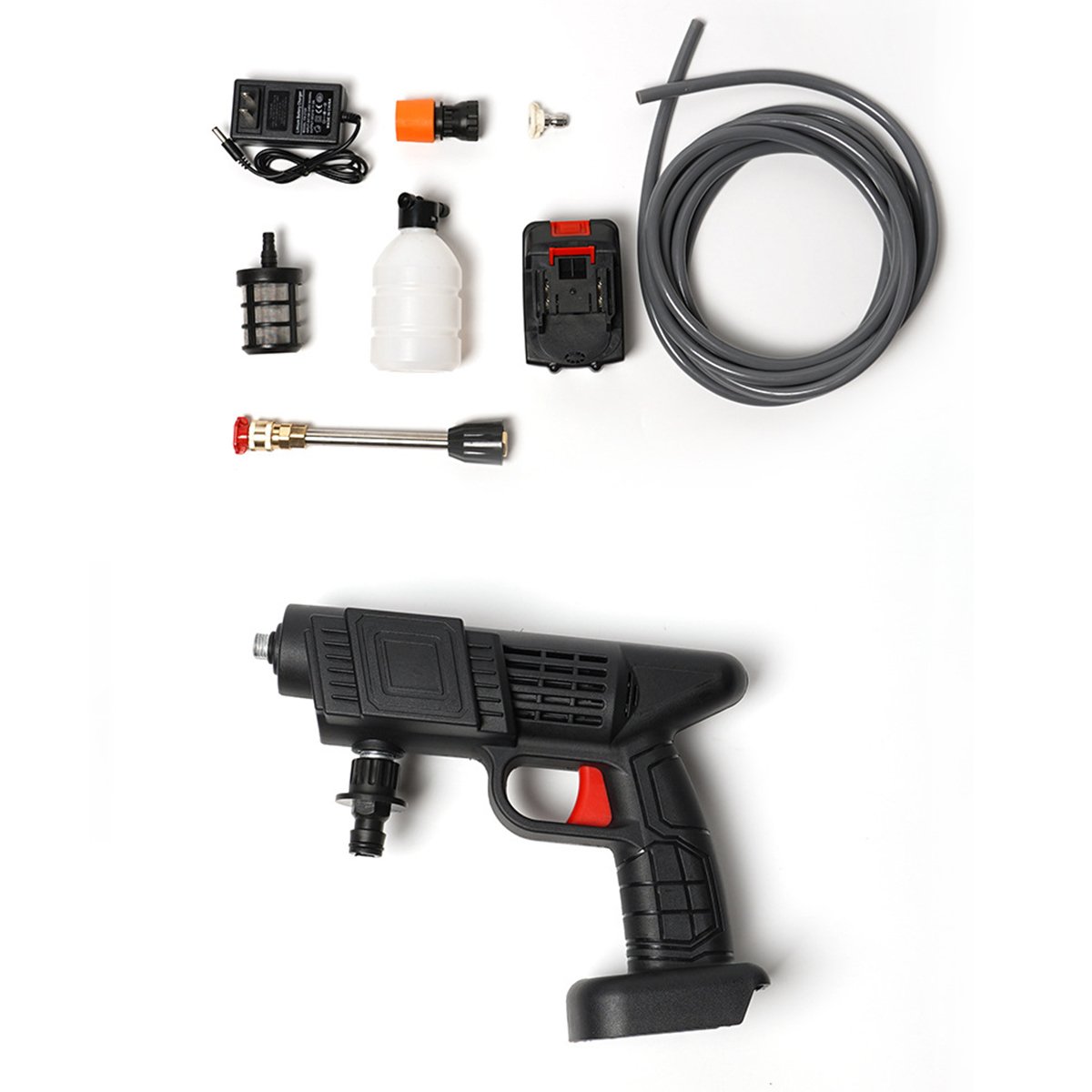 Wusen high pressure cleaner car washer equipment machine rechargeable car washer portable car washer