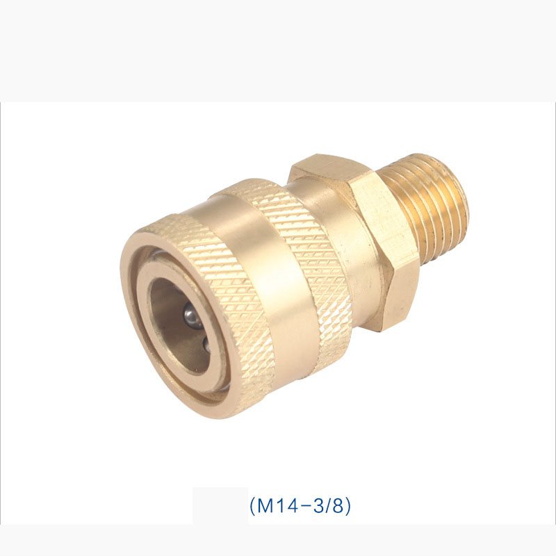 M14-3/8 quick connect fittings for pressure washer gun pressure hose pipe connector