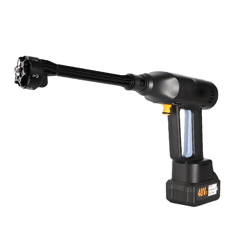 Adjustable Speed Brushless 48V Lithium Battery Cordless Wash Spray Gun Cleaning Portable Car Washer High Pressure